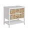James Martin Vanities 36'' Single Vanity, Light Mappa Burl and Polished White D804-V36-LMB - alternate 4